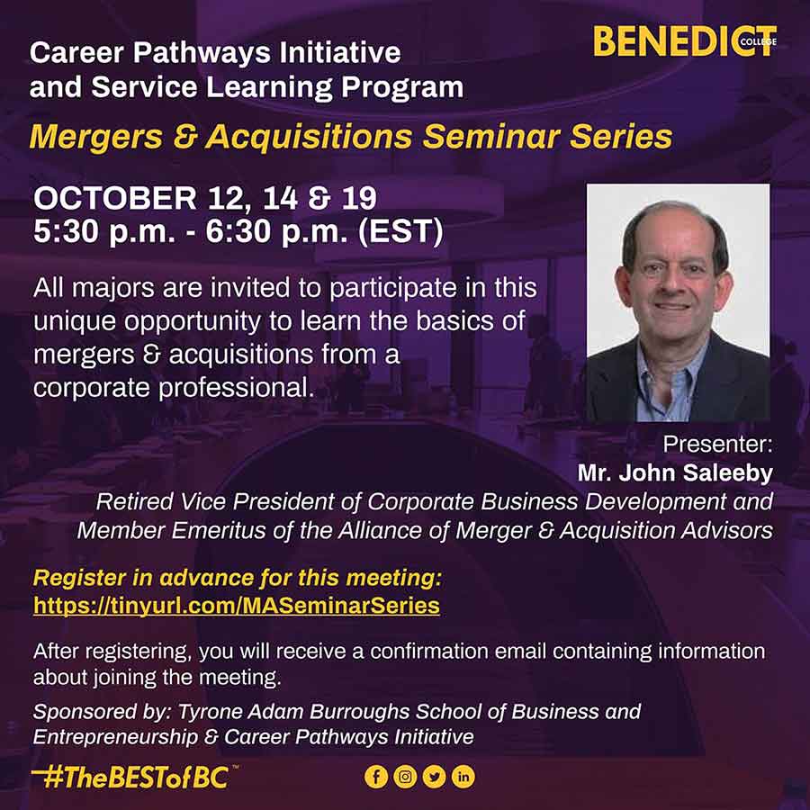 Mergers & Acquisitions Seminar Series