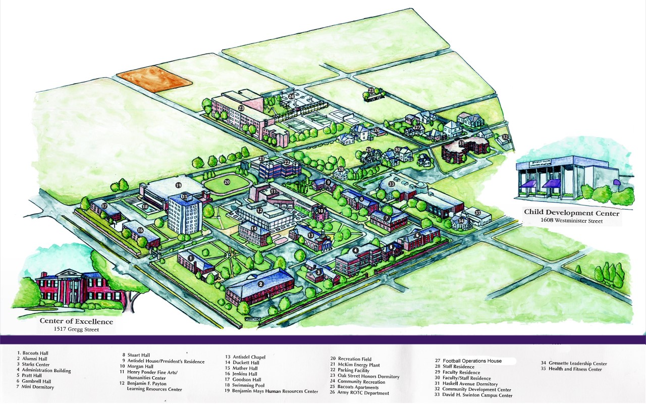 BC Campus Map
